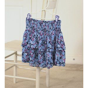 Tiered Floral Skirt - 12-13Y - H&M
